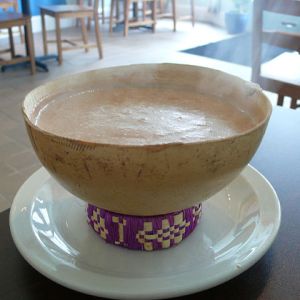 'Hot bowl of champurrado as served at a Mexican breakfast' by Tom White